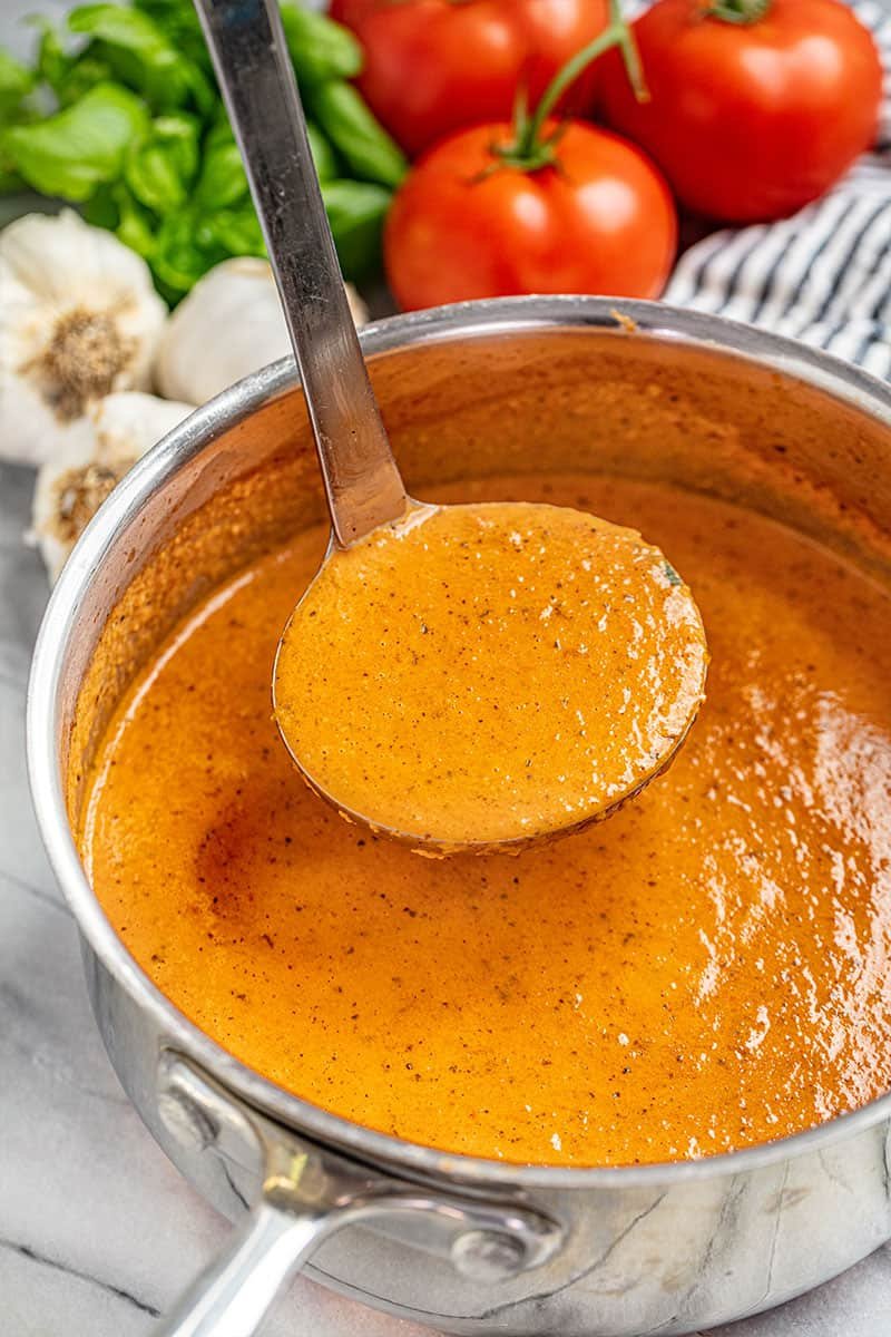 sopa de tomate facil