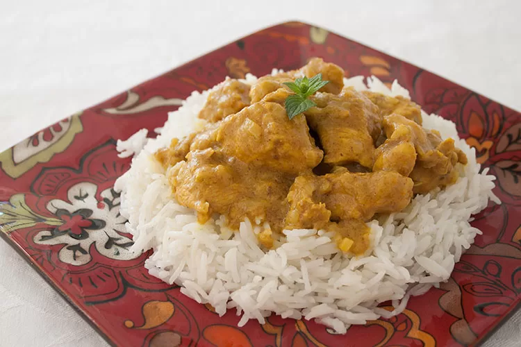 Pollo al Curry con Arroz Basmati