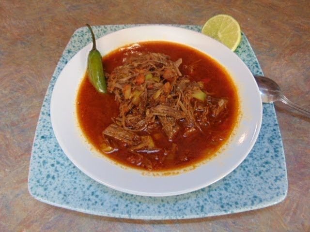 Carne Deshebrada a la Mexicana