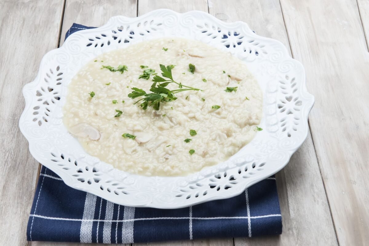 Cómo hacer Arroz blanco con queso crema |