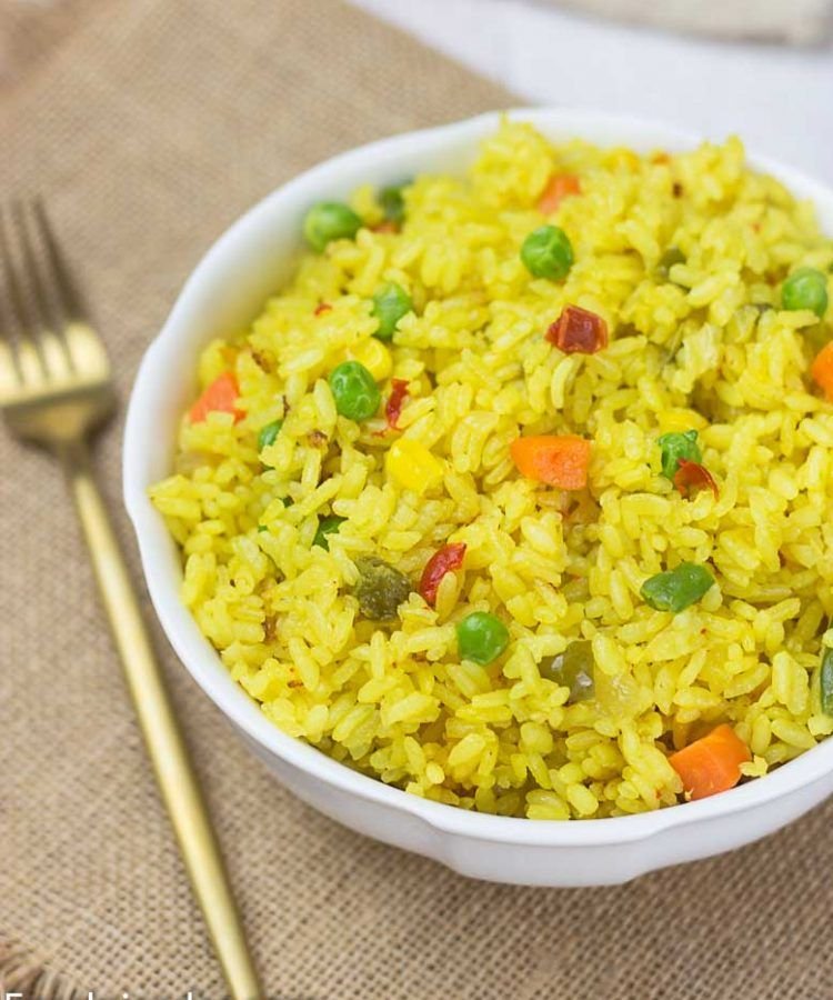 Arroz Amarillo con Vegetales