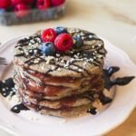 pancakes de avena y platano vegano