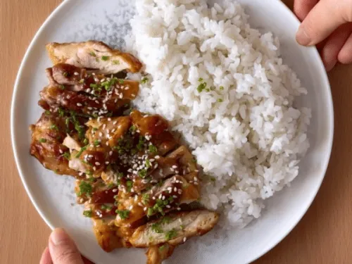 Arroz para Pollo Teriyaki