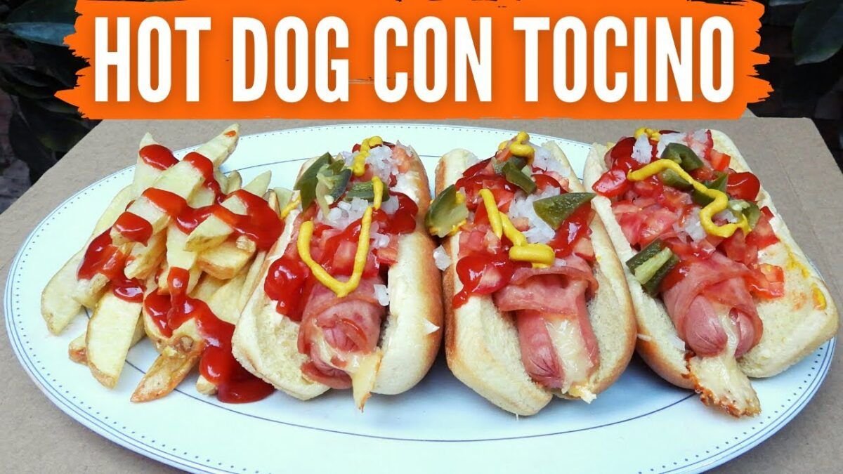 Hot Dog con Tocino