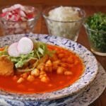 Pozole Rojo de Cerdo y Pollo